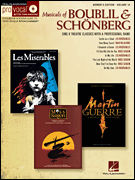 Musicals of Boublil and Schonberg piano sheet music cover